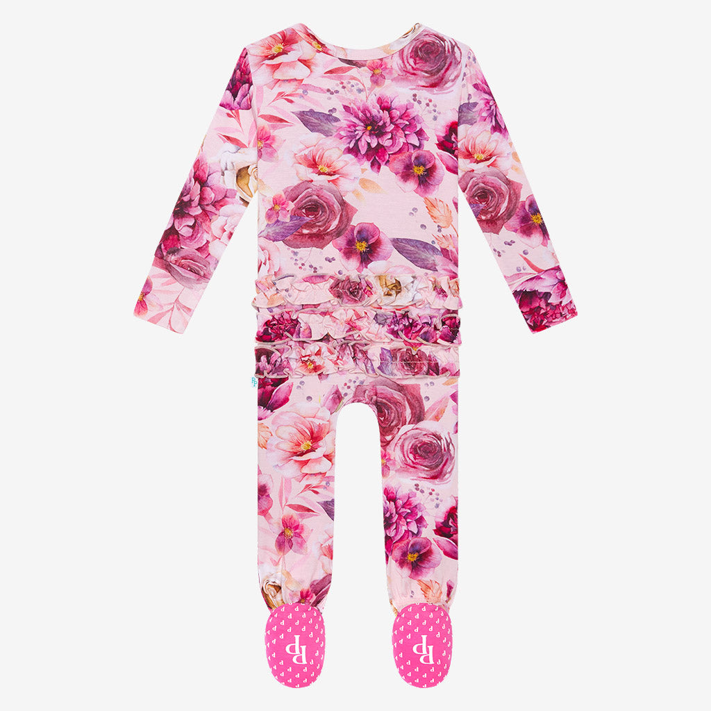 Posh Peanut Amira Ruffled Footie